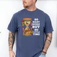 So Many Books But So Little Time Tee For Bookworms Readers Men's Comfort Colors T-Shirt Blue Jean