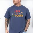 Spanish Reading Book Lover Teacher Maestra Leer Es Poder For Men Women Men's Comfort Colors T-Shirt Blue Jean