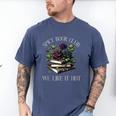 Spicy Book Club Dark Romance Lover Spicy Bookish Merch Goth Men's Comfort Colors T-Shirt Blue Jean
