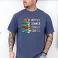 My Summer Is All Booked Book Reading Book Lover Men's Comfort Colors T-Shirt Blue Jean