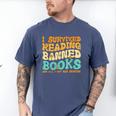 I Survived Reading Banned Books Read Librarian Men Women Men's Comfort Colors T-Shirt Blue Jean I Survived Reading Banned Books Read Librarian Men Women Men's Comfort Colors T-Shirt Blue Jean