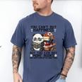 Teacher Bookworm Book Lover Panda Reading Book Librarian Tee Men's Comfort Colors T-Shirt Blue Jean