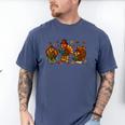 Teacher Fall Thanksgiving Turkey Reading Books Lovers Men's Comfort Colors T-Shirt Blue Jean Teacher Fall Thanksgiving Turkey Reading Books Lovers Men's Comfort Colors T-Shirt Blue Jean