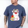Teacher Pig Cute Farm Animal Book Lover School Student For Men Women Kids Men's Comfort Colors T-Shirt Blue Jean Teacher Pig Cute Farm Animal Book Lover School Student For Men Women Kids Men's Comfort Colors T-Shirt Blue Jean