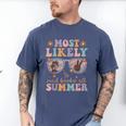 Teacher Summer Break Most Likely To Read Books All Summer Men's Comfort Colors T-Shirt Blue Jean Teacher Summer Break Most Likely To Read Books All Summer Men's Comfort Colors T-Shirt Blue Jean