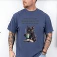 At Times I Think To Myself Drop The Book And Get Stuff Done Men's Comfort Colors T-Shirt Blue Jean At Times I Think To Myself Drop The Book And Get Stuff Done Men's Comfort Colors T-Shirt Blue Jean