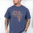 History Book Education Is Freedom Men's Comfort Colors T-Shirt Blue Jean
