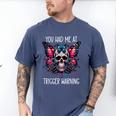 You Had Me At Trigger Warning ShirtTrigger Warning Books Men's Comfort Colors T-Shirt Blue Jean