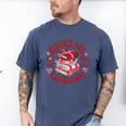 Valentine Book Lover Books Are My Love Language Women Girl Men's Comfort Colors T-Shirt Blue Jean