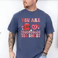 Valentine Day Book You Are Too Sweet Librarian Teacher Kids Men's Comfort Colors T-Shirt Blue Jean Valentine Day Book You Are Too Sweet Librarian Teacher Kids Men's Comfort Colors T-Shirt Blue Jean