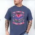 Valentines All Booked For Valentines Book Lovers Teacher Kid Premium Men's Comfort Colors T-Shirt Blue Jean