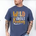 Wild About Reading Lover Bookworm Library Teacher Zoo Animal Men's Comfort Colors T-Shirt Blue Jean Wild About Reading Lover Bookworm Library Teacher Zoo Animal Men's Comfort Colors T-Shirt Blue Jean