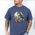 Wolf Reading Book Librarian Library Wolves Men's Comfort Colors T-Shirt Blue Jean Wolf Reading Book Librarian Library Wolves Men's Comfort Colors T-Shirt Blue Jean