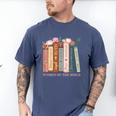 Women Of The Bible Christian Books Full Color Men's Comfort Colors T-Shirt Blue Jean