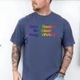Women's Read Books Be Kind Stay Weird Book Lover Rainbow Men's Comfort Colors T-Shirt Blue Jean Women's Read Books Be Kind Stay Weird Book Lover Rainbow Men's Comfort Colors T-Shirt Blue Jean