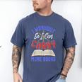 I Workout So I Can Carry More Books Exercise Books Lover Men's Comfort Colors T-Shirt Blue Jean