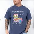 Yarn Quote Easily Distracted By Books And Yarn Reader Men's Comfort Colors T-Shirt Blue Jean Yarn Quote Easily Distracted By Books And Yarn Reader Men's Comfort Colors T-Shirt Blue Jean