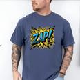 ZAP Comic Book Retro Artwork – Cartoon Collector Men's Comfort Colors T-Shirt Blue Jean