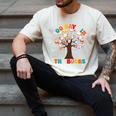 100 Days In The Books Reading Teacher 100th Day Of School Premium Men's Comfort Colors T-Shirt Ivory