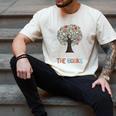 100 Days In The Books Tree Reading Teacher Student 100th Day Men's Comfort Colors T-Shirt Ivory