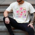100 Days Of School Coquette Bow School Bus Pencil Books Men's Comfort Colors T-Shirt Ivory 100 Days Of School Coquette Bow School Bus Pencil Books Men's Comfort Colors T-Shirt Ivory