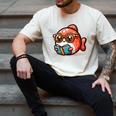 Adorable Book Lover Salmon With Reading Glasses Cute Men's Comfort Colors T-Shirt Ivory