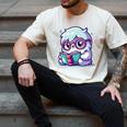 Adorable Book Lover Yeti With Reading Glasses Cute Men's Comfort Colors T-Shirt Ivory Adorable Book Lover Yeti With Reading Glasses Cute Men's Comfort Colors T-Shirt Ivory