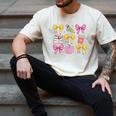 Apple Coquette Bow Books First Day Of School Back To School Men's Comfort Colors T-Shirt Ivory