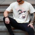 Boo Ghost Books Coquette Bow Halloween Women School Teacher Men's Comfort Colors T-Shirt Ivory