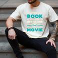 The Book Was Better Than The Movie Literary Library Bookworm Premium Tri-Blend Men's Comfort Colors T-Shirt Ivory The Book Was Better Than The Movie Literary Library Bookworm Premium Tri-Blend Men's Comfort Colors T-Shirt Ivory