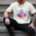 This Is My Book Character Costume Cute Pigeon Kids Reading Men's Comfort Colors T-Shirt Ivory