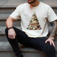 Book Christmas Tree Books Lovers Xmas Teacher Men Women Kids Men's Comfort Colors T-Shirt Ivory Book Christmas Tree Books Lovers Xmas Teacher Men Women Kids Men's Comfort Colors T-Shirt Ivory