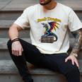 Book Dragon Mark Minson's Books Men's Comfort Colors T-Shirt Ivory