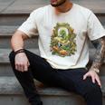 Book Dragon Reading Books Bookworm Fantasy Men's Comfort Colors T-Shirt Ivory
