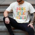 Book Fair Vibes Groovy Retro School Reading Nostalgic Men's Comfort Colors T-Shirt Ivory