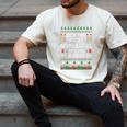 Book Lover Christmas Reader Ugly Sweater Tee Xmas New Year Men's Comfort Colors T-Shirt Ivory Book Lover Christmas Reader Ugly Sweater Tee Xmas New Year Men's Comfort Colors T-Shirt Ivory