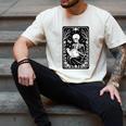 Book Lover The Reader Tarot Card Skeleton Reading Men's Comfort Colors T-Shirt Ivory Book Lover The Reader Tarot Card Skeleton Reading Men's Comfort Colors T-Shirt Ivory