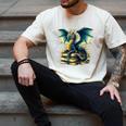 Book Lover Reading Fantasy Dragon Men's Comfort Colors T-Shirt Ivory Book Lover Reading Fantasy Dragon Men's Comfort Colors T-Shirt Ivory