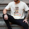 Book Lover Stay Weird Be Kind Read Books Baby Dragon Men's Comfort Colors T-Shirt Ivory