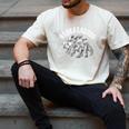Book T-Rex Dino Bookworm Reading Book Dinosaur Men's Comfort Colors T-Shirt Ivory