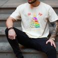 All Booked For Christmas Book Lovers Xmas Tree Women Men's Comfort Colors T-Shirt Ivory