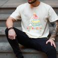 All Booked For Christmas Book Tree Lights Christmas Library Men's Comfort Colors T-Shirt Ivory All Booked For Christmas Book Tree Lights Christmas Library Men's Comfort Colors T-Shirt Ivory