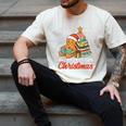 All Booked For Christmas Gingerbread Christmas Tree Book Kid Men's Comfort Colors T-Shirt Ivory