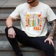 All Booked For Fall Book Pumpkin Autumn Thanksgiving Teacher Men's Comfort Colors T-Shirt Ivory