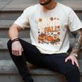 All Booked For Fall Pumpkin Books Thanksgiving Autumn Leaves Men's Comfort Colors T-Shirt Ivory