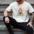 Bookmarks Are For Quitters Frog Reading Book Graphic Men's Comfort Colors T-Shirt Ivory