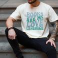 Books Are My Love Language Retro Book Quote Men's Comfort Colors T-Shirt Ivory