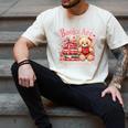 Books Are My Love Language Teddy Bear Book Lovers Valentine Men's Comfort Colors T-Shirt Ivory