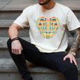 Bookshelf Heart Men's Comfort Colors T-Shirt Ivory