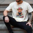 Bookworm Cute Baby Highland Cow Reading Book Men's Comfort Colors T-Shirt Ivory Bookworm Cute Baby Highland Cow Reading Book Men's Comfort Colors T-Shirt Ivory